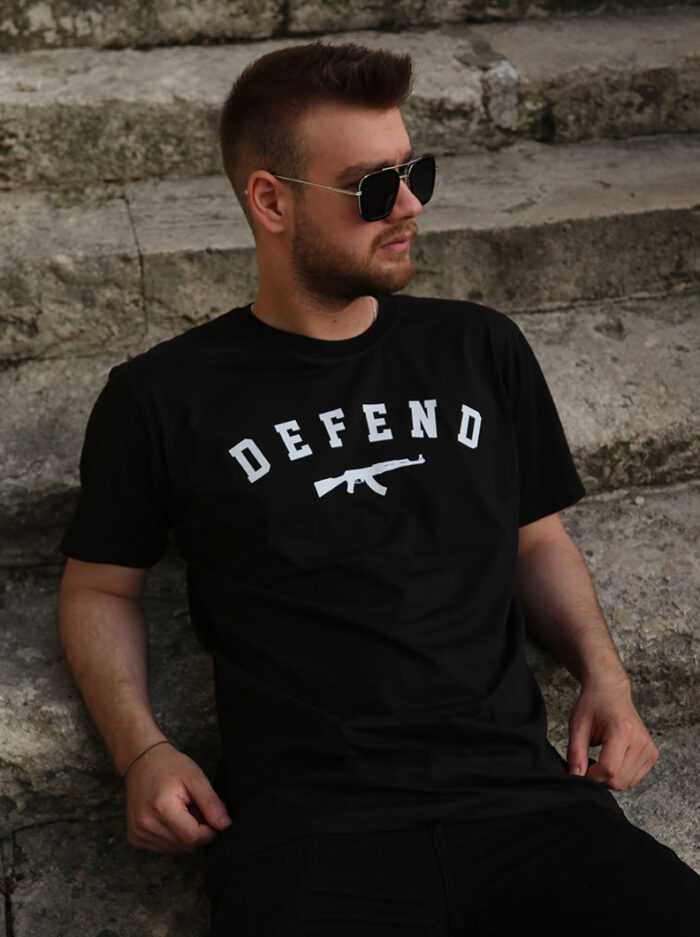 ultrasmask tshirt defend black 1