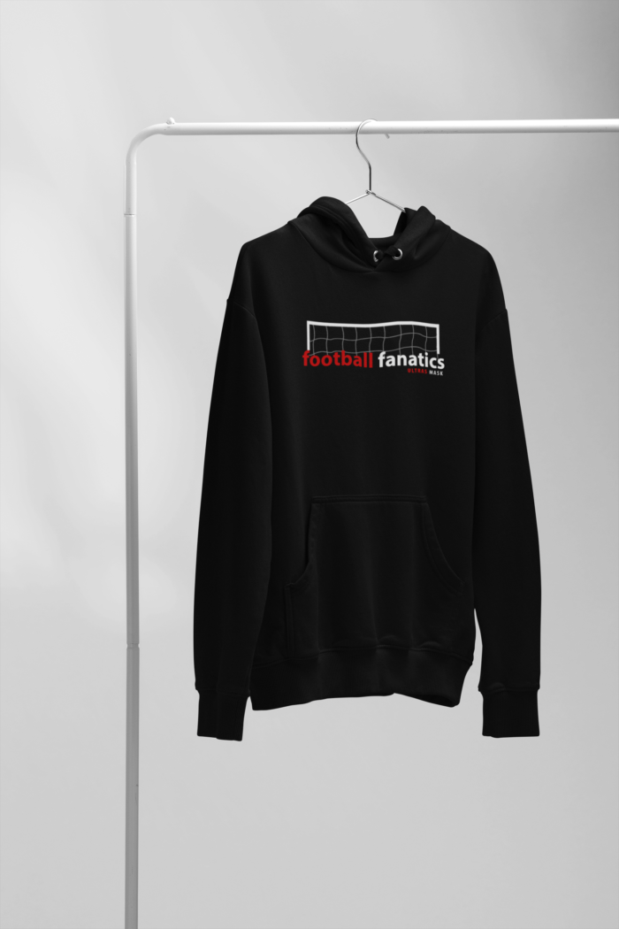 mockup of a pullover hoodie hanging from a pipe 27497 4