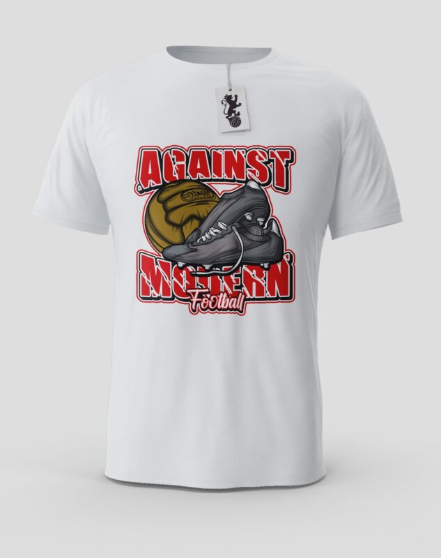 against modern football tshirt new