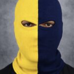 🟡 Sarı Lacivert Kar Maskesi – Ultras Mask Balaklava Seris