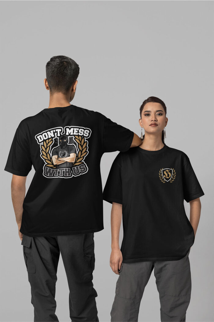 Don't Mess With Us Oversize Tshirt - Görsel 1