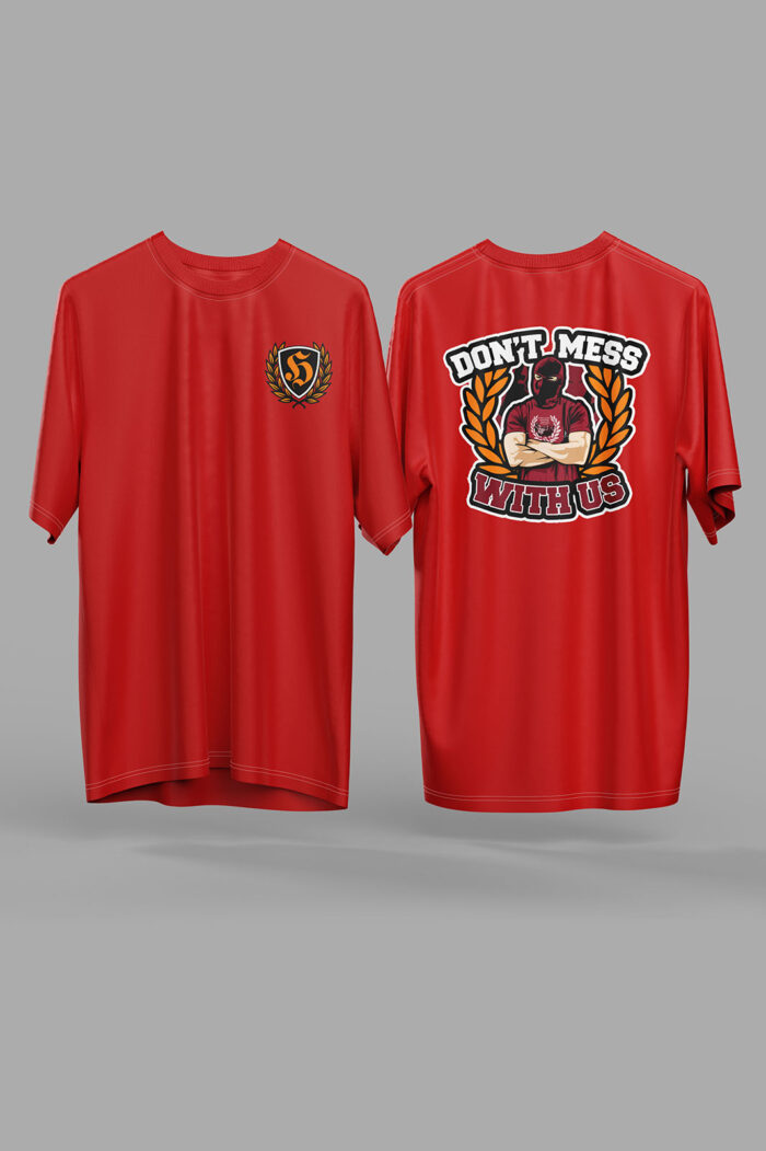 Don't Mess With Us Oversize Tshirt - Görsel 4